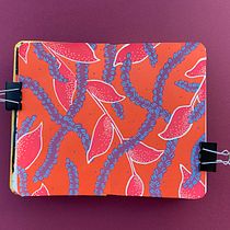 Mon projet du cours : Motifs botaniques et carnet de croquis. Ilustração tradicional, Pattern Design, Ilustração botânica, e Sketchbook projeto de Aurelie Belloncle - 01.12.2022