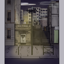 Mi proyecto del curso: Ilustración urbana con Procreate Ein Projekt aus dem Bereich Traditionelle Illustration, Skizzenentwurf, Digitale Illustration, Digitale Malerei und Sketchbook von elisaamoros27 - 22.11.2022