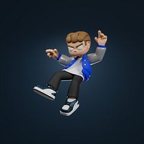 Severin Cover Artwork. Een project van 3D, Ontwerp van personages,  3D-modellering, 3D-karakterontwerp y  3D-ontwerp van Oscar Holcroft - 22.11.2022