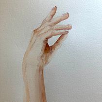 My project for course: Illustration of Hands with Expressive Watercolors. Painting, Watercolor Painting, and Figure Drawing project by Chris LaWare - 11.22.2022