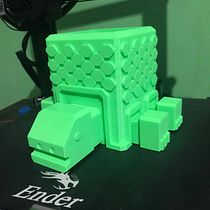 Mi proyecto del curso: Introducción al diseño e impresión en 3D, Tortu Lapicero. Projekt z dziedziny 3D, Wzornictwo przem, słowe, Projektowanie produktowe,  Modelowanie 3D i  Projektowanie 3D użytkownika fernandoriveragutemberg151a - 22.11.2022