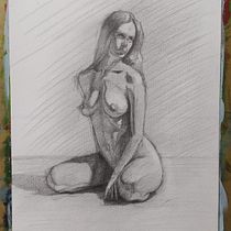 Mi proyecto del curso: Dibujo anatómico para principiantes. Fine Arts, Sketching, Pencil Drawing, Drawing, Realistic Drawing, and Figure Drawing project by Enrique Quispe Castillo - 11.19.2022