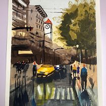 My project for course: Urban Landscapes in Watercolor. Un progetto di Belle arti, Pittura ad acquerello e Illustrazione architettonica di Helen Davis - 23.11.2022