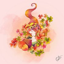 My project for course: Fantasy Illustration in Your Own Style. Traditional illustration, Drawing, Digital Illustration, Watercolor Painting, and Color Theor project by knotts_emerald - 11.20.2022
