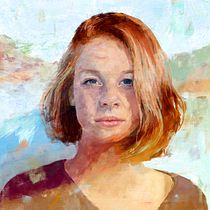 Mi proyecto del curso: Retratos digitales de estilo tradicional con Photoshop. Traditional illustration, Digital Illustration, and Digital Painting project by Mentiradeloro Esther Cuesta - 11.23.2022