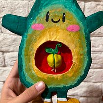 My project for course: Paper Mache for Beginners: Sculpt a Colorful Character. Traditional illustration, Character Design, To, Design, Art To, s, and Creating with Kids project by volha.kobets - 11.22.2022