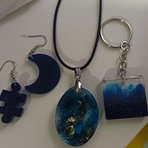 Mi proyecto del curso: Diseño de joyería en resina. Un progetto di Design di accessori, Artigianato, Design di gioielli e DIY di n.solino - 23.11.2022