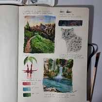 Mi proyecto del curso: Cuaderno de viaje en acuarela. Traditional illustration, Watercolor Painting, Architectural Illustration, and Sketchbook project by Calef Pardo - 11.24.2022