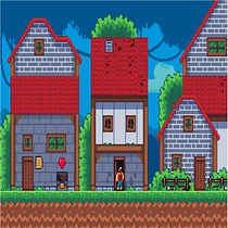 Mi proyecto del curso: Creación de escenarios pixel art para videojuegos. Un progetto di Animazione 2D, Animazione 3D, Videogiochi, Pixel art, Progettazione di videogiochi e Sviluppo di videogiochi di edelescritor2233 - 24.11.2022