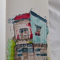 Il mio progetto del corso: Disegno architettonico espressivo con pennarelli colorati. Sketching, Drawing, Sketchbook, Architectural Illustration & Ink Illustration project by Simone Paris - 11.24.2022