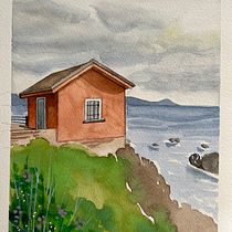 Il mio progetto del corso: Diario di viaggio ad acquerello. Traditional illustration, Watercolor Painting, Architectural Illustration, and Sketchbook project by p_robi - 11.24.2022
