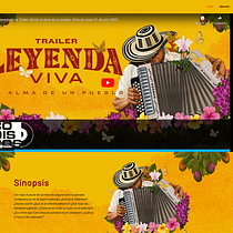 Página web Leyenda Viva. Un proyecto de UX / UI, Diseño gráfico, Diseño interactivo, Diseño Web, Diseño mobile, Diseño digital, Diseño de apps y Diseño de producto digital de asdrubalparra - 08.11.2021