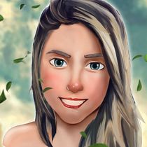 Meu projeto do curso: Retrato digital no Photoshop com um toque de fantasia. Ilustração tradicional, Desenho, Ilustração digital, Desenho de retrato, Desenho digital, e Pintura digital projeto de maykonmarques3 - 24.11.2022