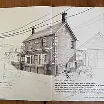 My project for course: Expressive Architectural Sketching with Colored Markers. Sketching, Drawing, Architectural Illustration, Sketchbook & Ink Illustration project by Nige Thrush - 11.25.2022
