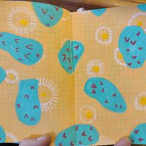 My project for course: Botanical Patterns in a Sketchbook: Conquer the Blank Page. Ilustração tradicional, Pattern Design, Ilustração botânica, e Sketchbook projeto de Christie - 25.11.2022
