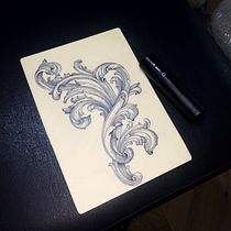 My project for course: Introduction to Etching Tattoos. Un proyecto de Diseño de tatuajes de Albina - 23.11.2022