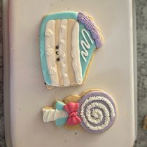 Mi proyecto del curso: Decoración de galletas con royal icing para principiantes. Design, Painting, and DIY project by malithu3004 - 11.08.2022