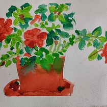 Mi proyecto del curso: Acuarela floral: conecta con la naturaleza. Ilustração tradicional, Pintura, Pintura em aquarela, Ilustração botânica, e Artes plásticas projeto de Alba Grieco - 25.11.2022