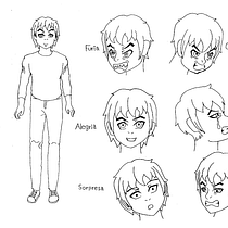 Mi proyecto del curso: Creación de personajes manga. Traditional illustration, Character Design, Comic, and Manga project by Noah Peña Peña - 11.25.2022