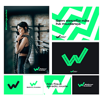 Wallmyr - Personal Trainer Ein Projekt aus dem Bereich Br, ing und Identität, Grafikdesign und Logodesign von Paulo Vitor da Rocha Ferreira - 20.11.2022