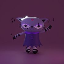 My project for course: Kawaii Character Creation in 3D with Blender  Ein Projekt aus dem Bereich Traditionelle Illustration, Design von Figuren, Digitale Illustration, 3-D-Modellierung und Manga von cingaldson - 01.12.2022