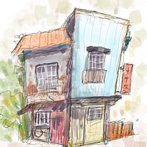 My project for course: Expressive Architectural Sketching with Colored Markers. Sketching, Drawing, Architectural Illustration, Sketchbook & Ink Illustration project by rade_tomovic - 11.26.2022