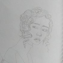 Meu projeto do curso: Caderno de retratos: explore o rosto humano. Sketching, Drawing, Portrait Drawing, Artistic Drawing, and Sketchbook project by Desire Schneider - 11.26.2022