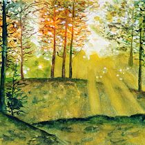 Mi proyecto del curso: Paisajes de ensueño con acuarela: plasma la luz. Un projet de Peinture , et Aquarelle de Victoria Beresi - 26.11.2022