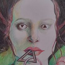 5 elemente . Un projet de Illustration traditionnelle, Dessin au cra, on, Dessin de portrait, Dessin artistique, Dessin aux cra , et ons de couleur de Vasile Oana - 27.11.2022