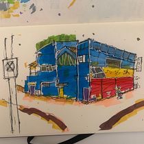 My project for course: Expressive Architectural Sketching with Colored Markers. Sketching, Drawing, Architectural Illustration, Sketchbook & Ink Illustration project by bugpatricktaucher - 11.23.2022