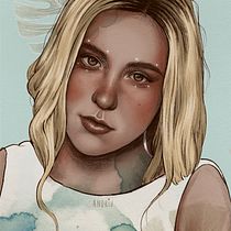 Mi proyecto del curso: Retrato ilustrado con Procreate. Ilustração tradicional, Ilustração vetorial, Ilustração digital, e Desenho de retrato projeto de andriuartista - 27.11.2022
