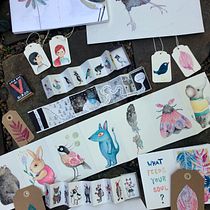 My Project for: Creative Illustration: Play with Unexpected Materials. Traditional illustration, Fine Arts, Painting, Creativit, and Sketchbook project by Ker - 11.27.2022