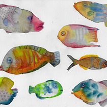 Mein Abschlussprojekt für den Kurs: Kreatives Sketching mit Aquarell für Anfänger. Un progetto di Illustrazione tradizionale, Bozzetti, Creatività, Disegno, Pittura ad acquerello e Sketchbook di Marion Kac - 08.08.2022