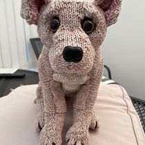 My project for course: Knitting Realistic Stuffed Animals: Make a Puppy from Yarn. Knitting, Fiber Arts, Textile Design, and DIY project by PipJo Ivy Lane - 11.27.2022
