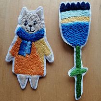 Mon projet du cours : Illustration de personnages avec un fil et une aiguille. Un projet de Illustration traditionnelle, Broderie , et Design textile de M Algrain - 27.11.2022