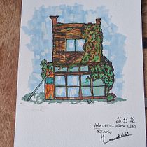 2nd Sketch with my first time in colour...thx for your feedback and your criticals to improve the next draws.. Sketching, Drawing, Architectural Illustration, Sketchbook & Ink Illustration project by mouaadiib - 11.27.2022