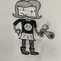 Mi proyecto del curso: Introducción a la creación de personajes estilo cartoon. Un projet de Illustration traditionnelle, Conception de personnages , et Dessin de Emir Tlachi - 27.11.2022