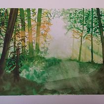 My project for course: Dreamy Watercolor Landscapes: Paint with Light. Un projet de Peinture , et Aquarelle de inesmcarneiro - 27.11.2022