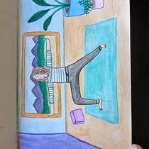 My project for course: Exploratory Sketchbook: Find Your Drawing Style. Traditional illustration, Sketching, Creativit, Drawing, Watercolor Painting, Sketchbook, and Gouache Painting project by kristine_helsper - 11.27.2022