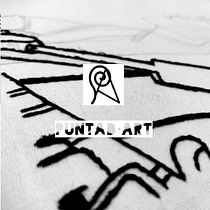Mi proyecto del curso: Técnica de bordado con paso atrás "Cuadro Johnn Lennon". Bordado, e Design têxtil projeto de Ana Karen Guadalupe Mendo Paz - 04.10.2021