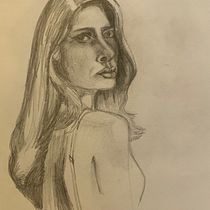My project for course: Portrait Sketchbooking: Explore the Human Face. Sketching, Drawing, Portrait Drawing, Artistic Drawing, and Sketchbook project by Nicole Dean - 11.18.2022