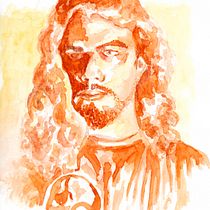 Meu projeto do curso: Retrato em aquarela a partir de uma fotografia. Traditional illustration, Watercolor Painting, and Portrait Drawing project by Rosalvo Oliveira Filho - 11.27.2022