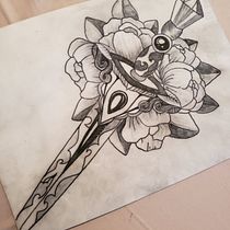My project for course: Blackwork Tattoo Techniques with Fine Lines. Un progetto di Design di tatuaggi di summormay98 - 27.11.2022