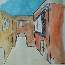 Mi proyecto del curso: Dibujo arquitectónico con acuarela y tinta. Sketching, Drawing, Watercolor Painting, Architectural Illustration, Sketchbook & Ink Illustration project by Alejandro G. - 11.28.2022