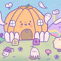 Mi proyecto del curso: Diseño de mundos kawaii: crea ilustraciones alegres. Character Design, Digital Illustration, and Manga project by Evelin Telis - 11.28.2022