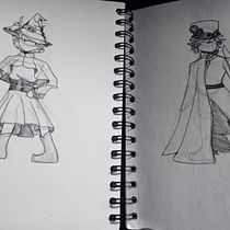 Mi proyecto del curso: Creación de personajes manga. Traditional illustration, Character Design, Comic, and Manga project by aguirre0169 - 02.11.2021