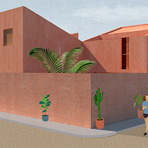 Mi proyecto del curso: Representación gráfica de proyectos arquitectónicos. Un projet de Architecture, Design graphique, Architecture d'intérieur, Design d'intérieur, Pa, sagisme, Collage, Architecture numérique et Illustration architecturale de Camilo Quijano - 28.11.2022
