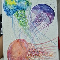 My project for course: Modern Watercolor Techniques. Un progetto di Illustrazione tradizionale, Belle arti, Pittura e Pittura ad acquerello di Farida Juzer - 29.11.2022