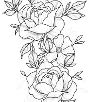 Mi proyecto del curso: Tatuaje botánico con puntillismo. Ilustração tradicional, Desenho de tatuagens e Ilustração botânica projeto de Sasha Siomara Astudillo - 29.11.2022