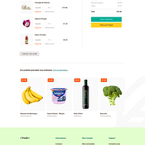 My project for course: Introduction to UI Design - Foodizi Market Ein Projekt aus dem Bereich Design, Interaktives Design, Webdesign, Mobile Design und App-Design von olivier.mornet - 29.11.2022
